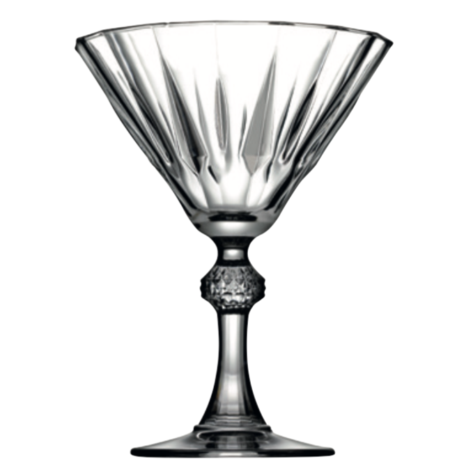 Diamond Martini Glass 240 ml - Pack of 6